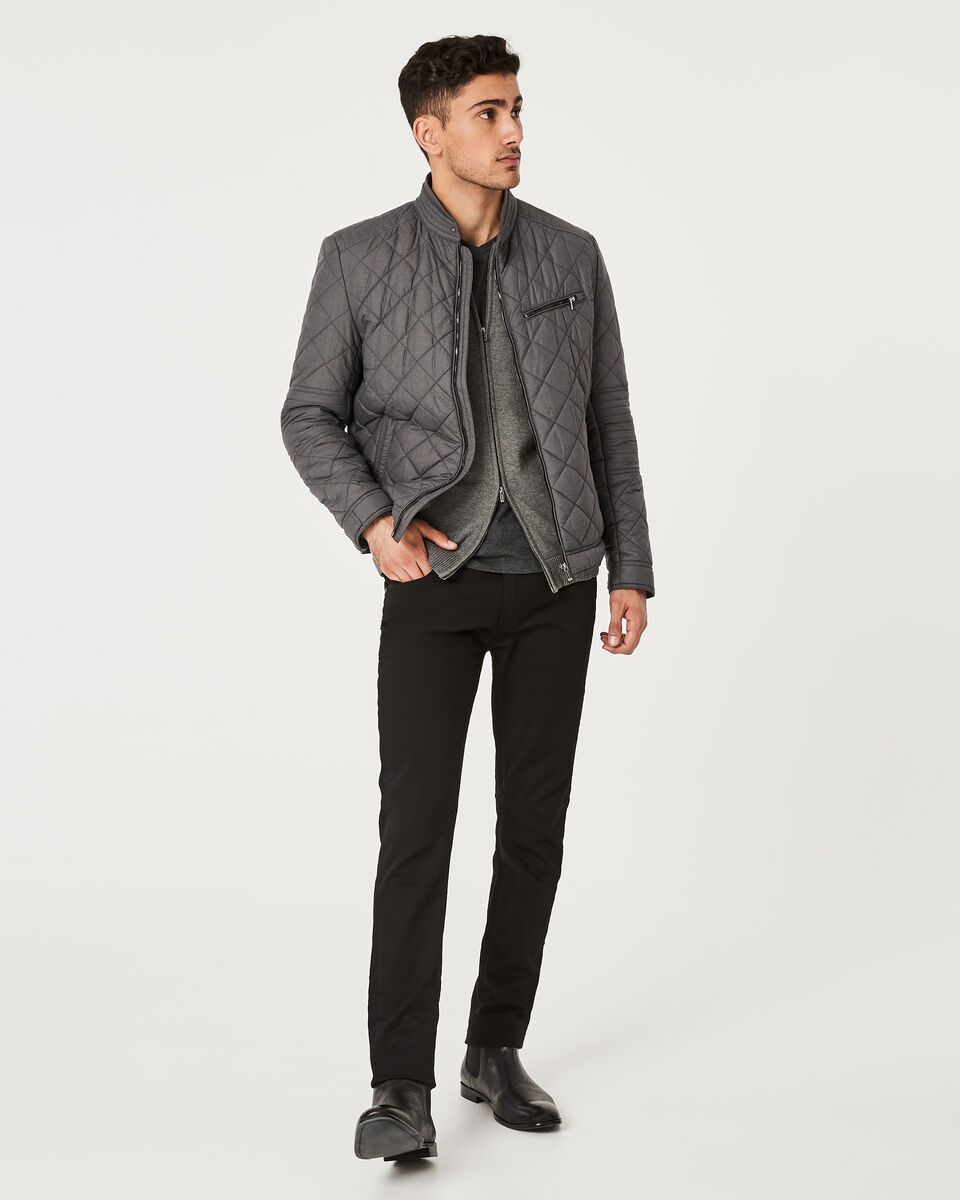 Nova Zip Cardigan, Mid Grey Marle, hi-res